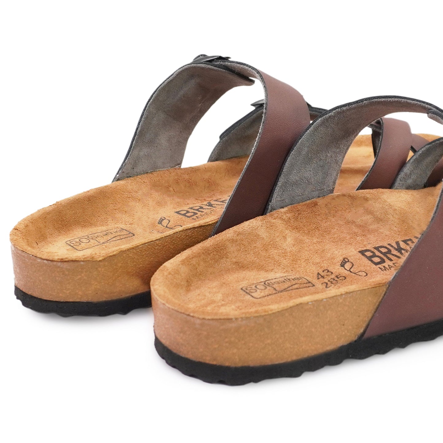 Birks Franca Leather Sandals - Brown